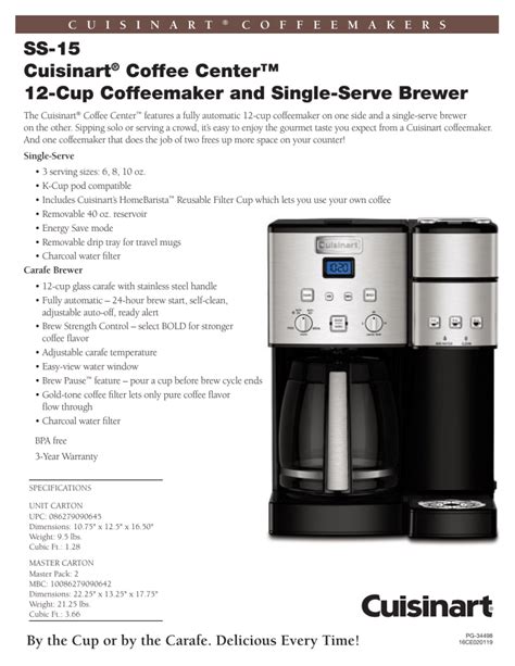 cuisinart coffee maker directions|cuisinart coffee maker instructions manual.